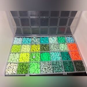 28 Grid of Clay Beads